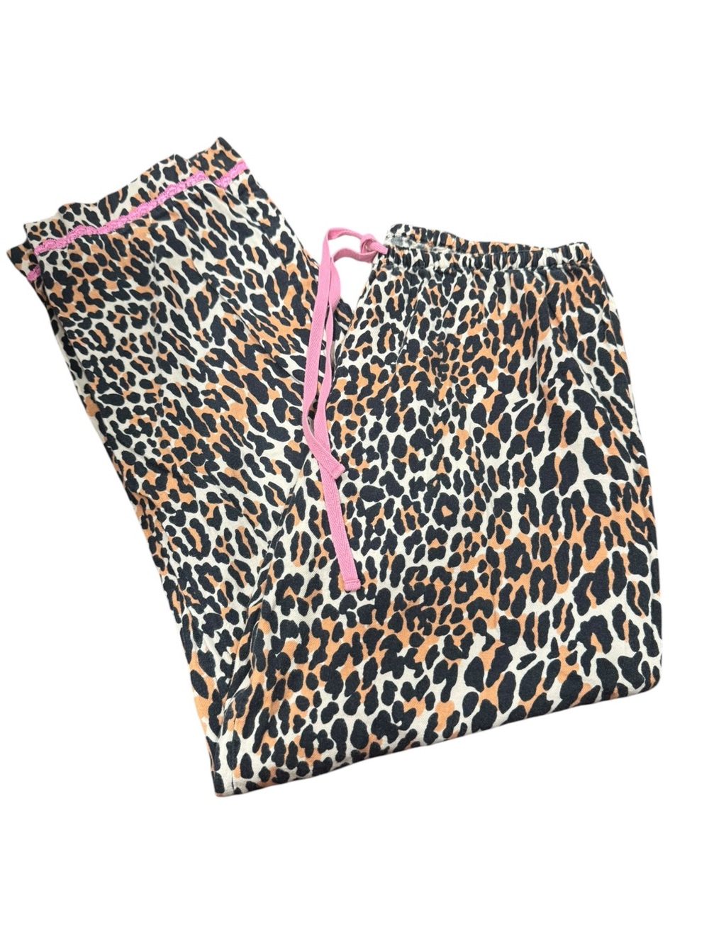 Betsey Johnson Leopard Print Pajama Set - 100% Cotton - Picture 4 of 6